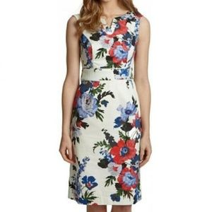 Joules Creme Bouquet Floral Cotton Dress Sz 16